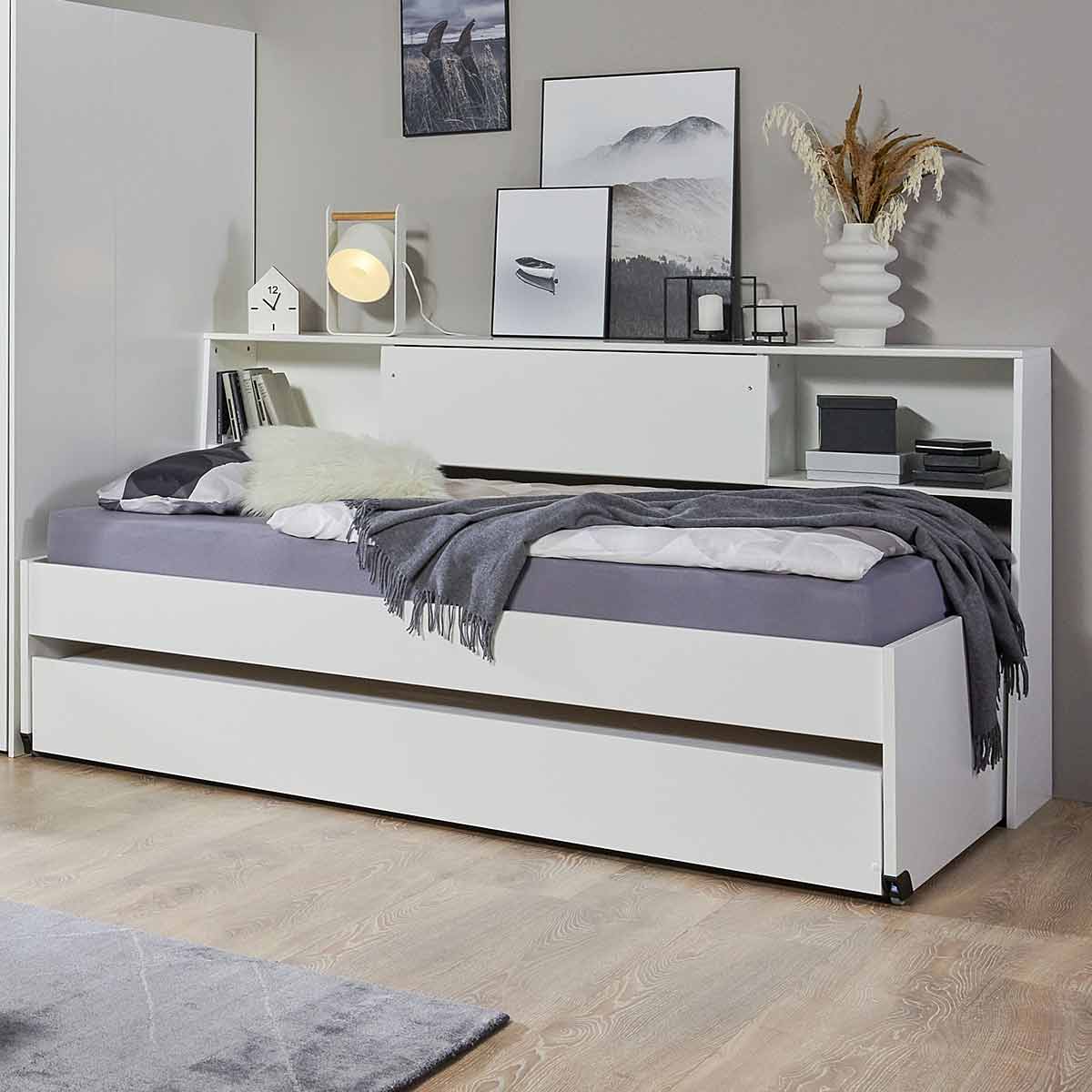 Wimex Norderney Bett 90 x 200 cm Weiß