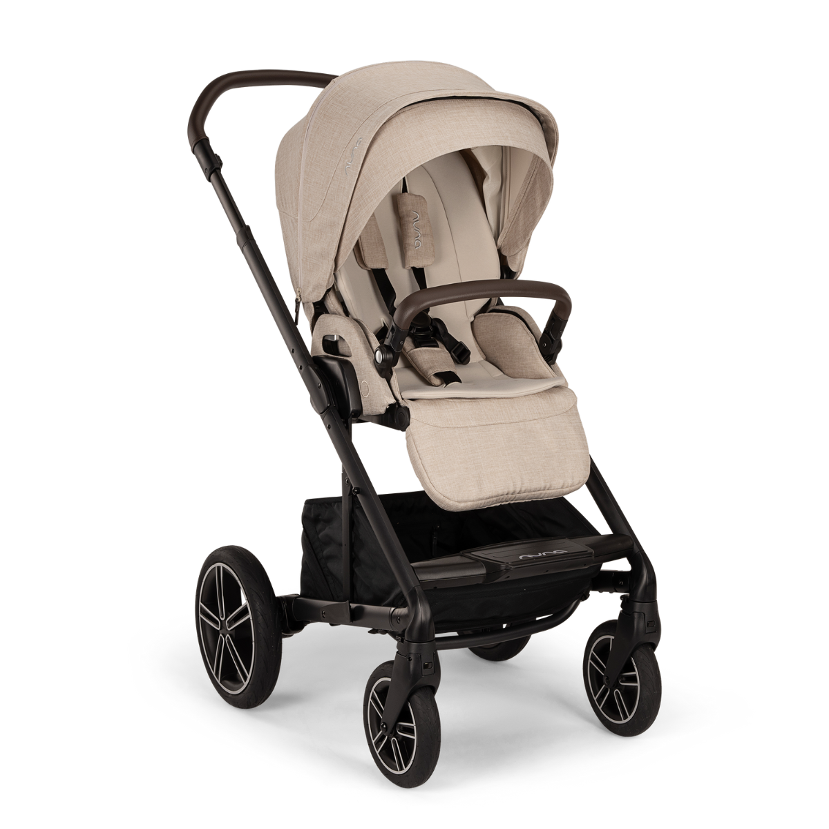 Nuna MIXX next Kinderwagen Biscotti inkl. Kniedecke, Adapter, Regenverdeck