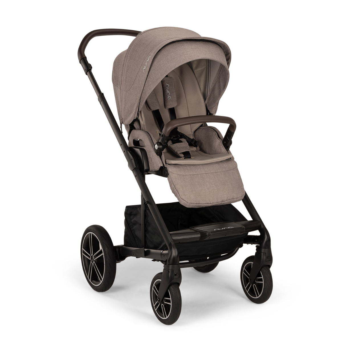 Nuna MIXX next Kinderwagen Cedar inkl. Kniedecke, Adapter, Regenverdeck