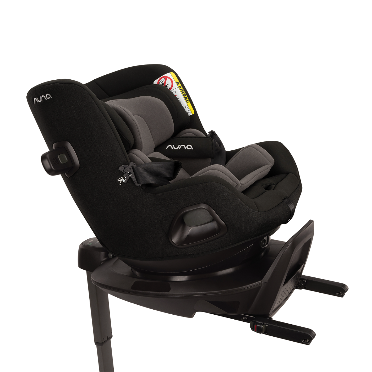 Nuna PRUU i-Size Kindersitz (40 - 105 cm) mit integrierter Basisstation Caviar