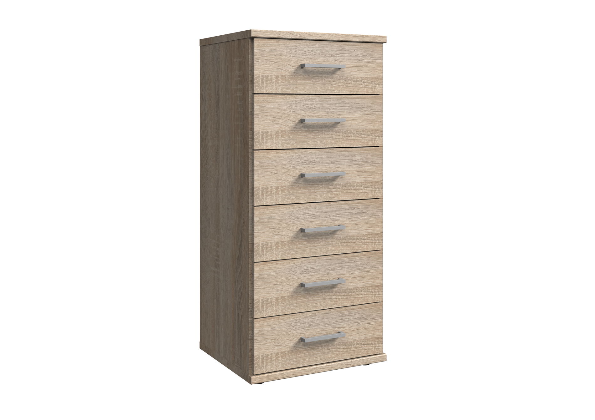 Wimex Osaka Schubkastenkommode 6S Eiche sägerau-Nachbildung