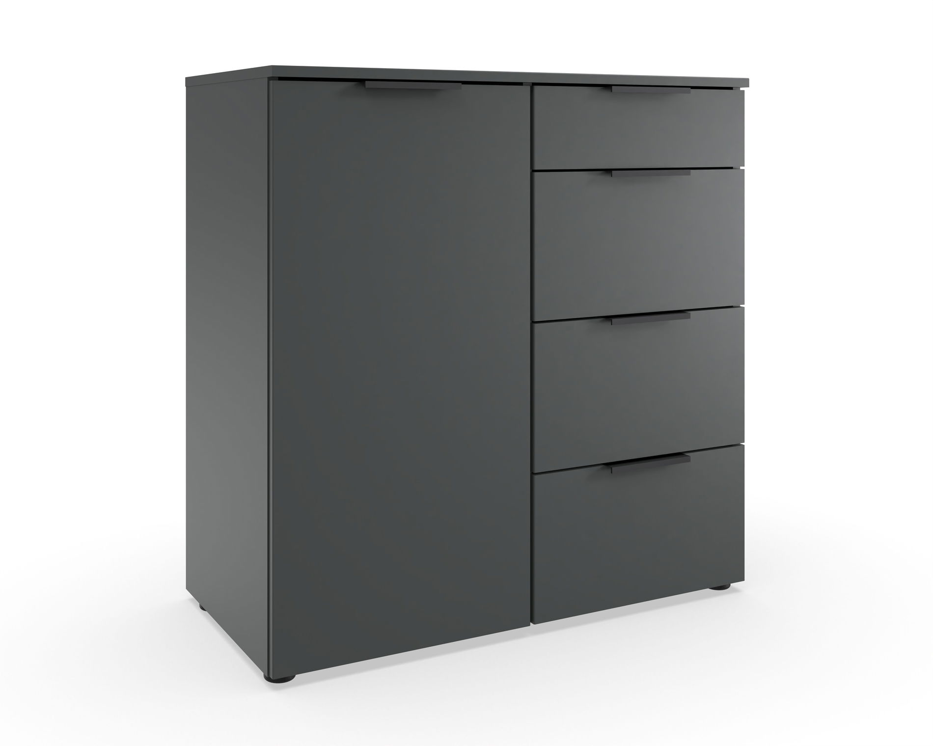 Wimex oxford Kombikommode 1T 4S Grafit
