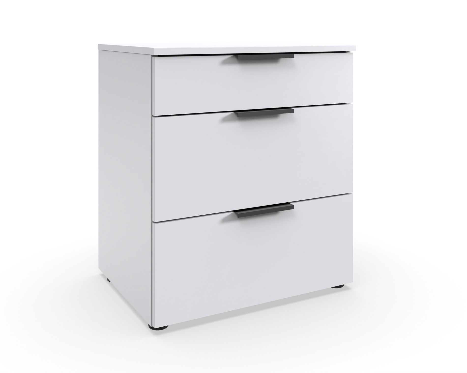 Wimex oxford Nachtschrank 3S Weiß