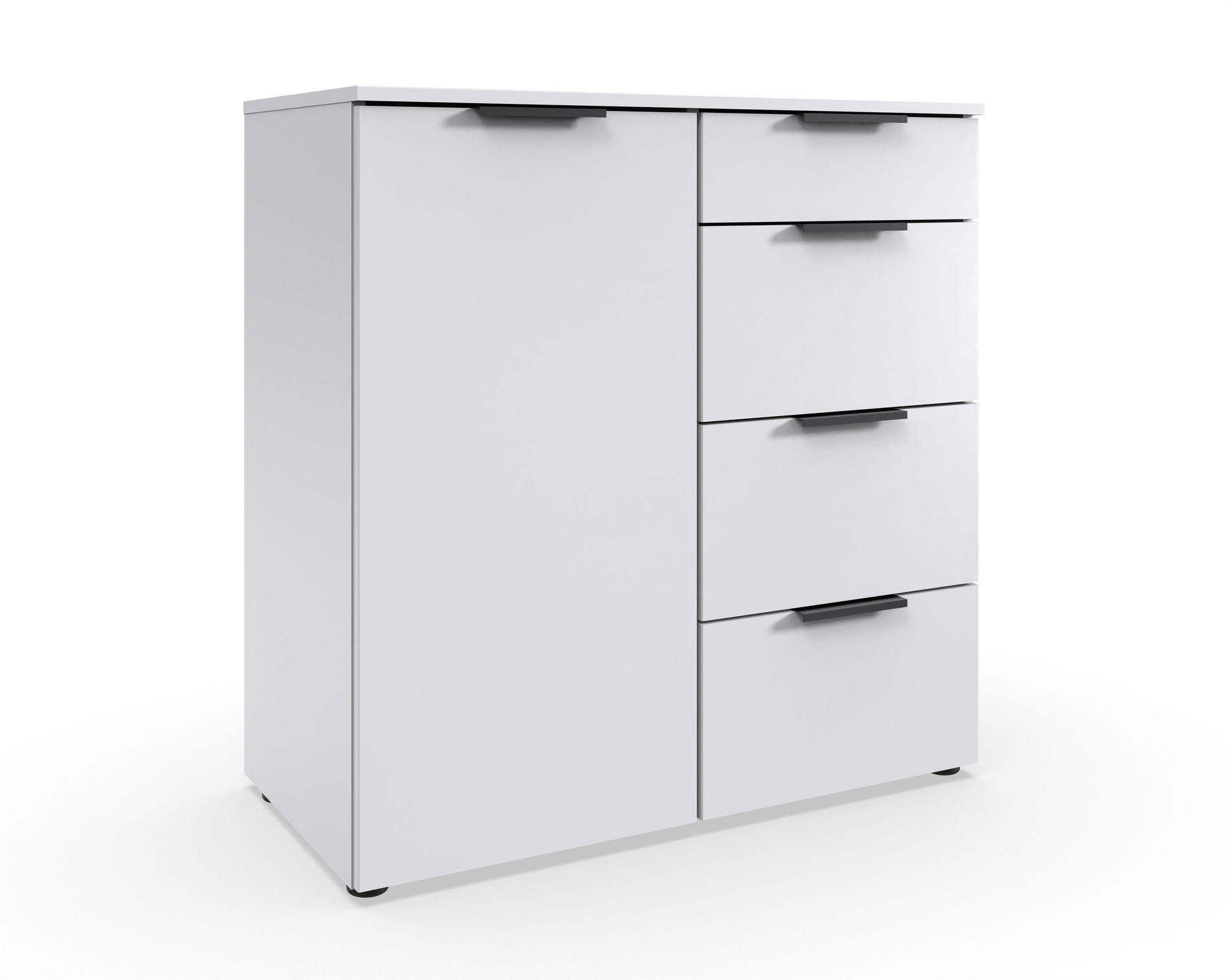 Wimex oxford Kombikommode 1T 4S Weiß