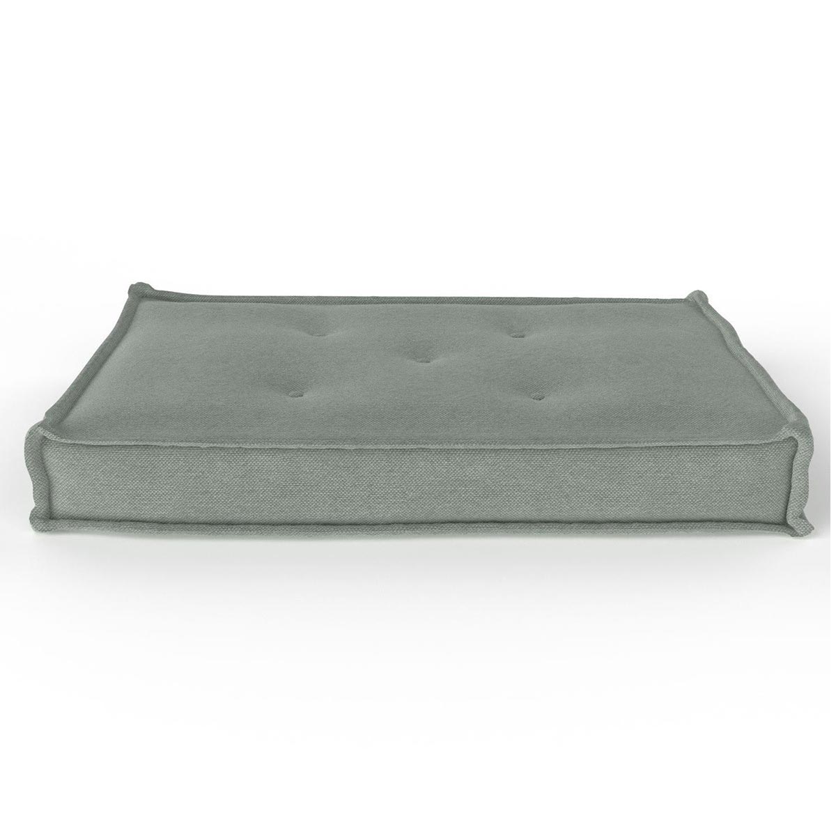 Nature Kid Palettensofa flach grau mit recycelter Schaumstofffüllung