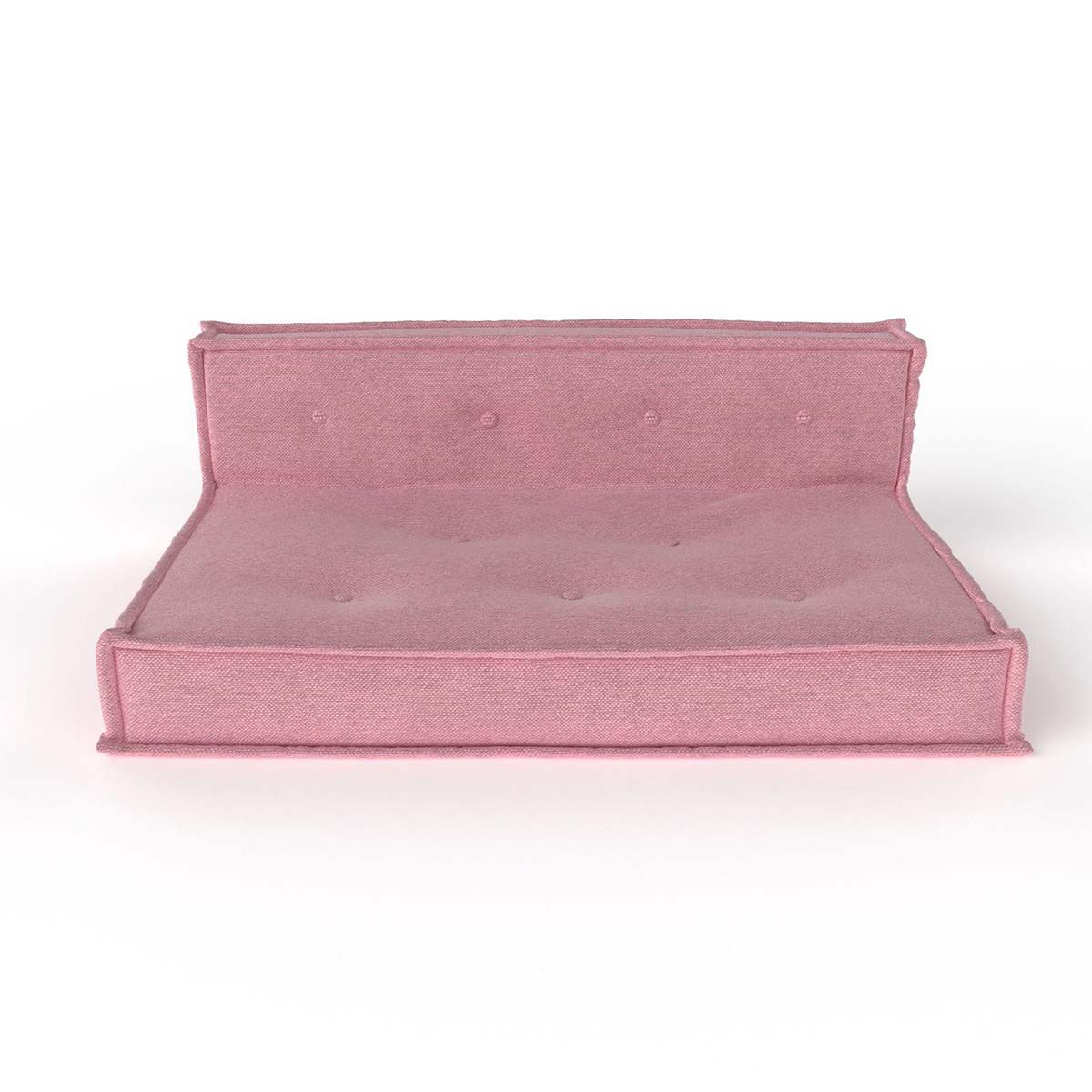 Nature Kid Palettensofa Mitte rosa mit recycelter Schaumstofffüllung