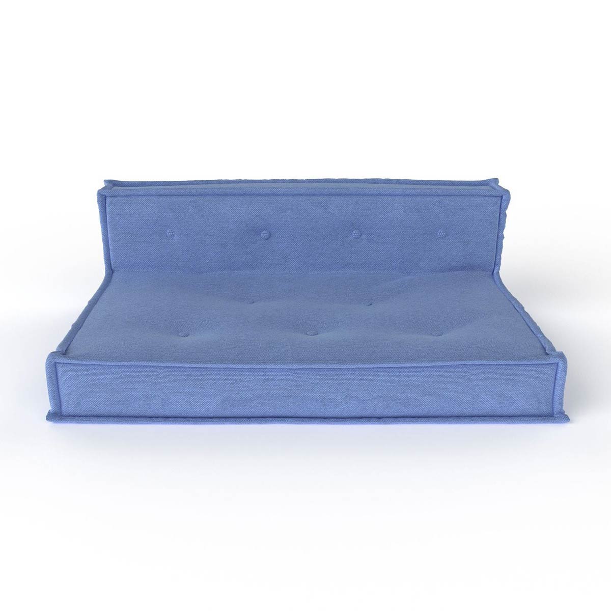 Nature Kid Palettensofa Mitte blau mit recycelter Schaumstofffüllung