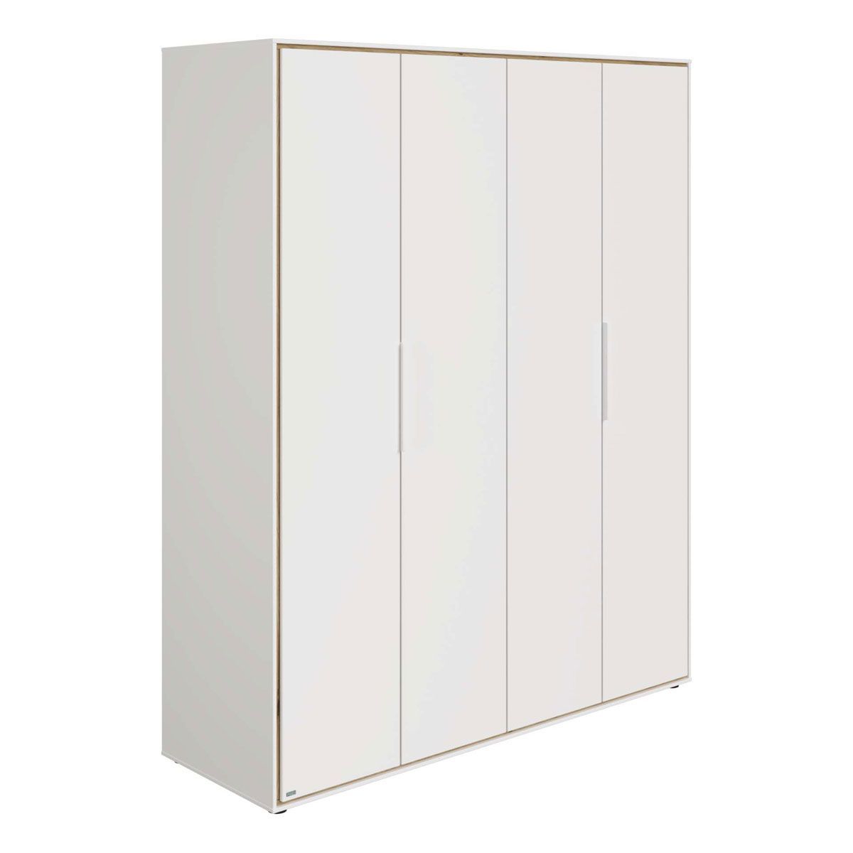 Paidi Lieven Kleiderschrank 4T kreideweiß/Eiche-Montana