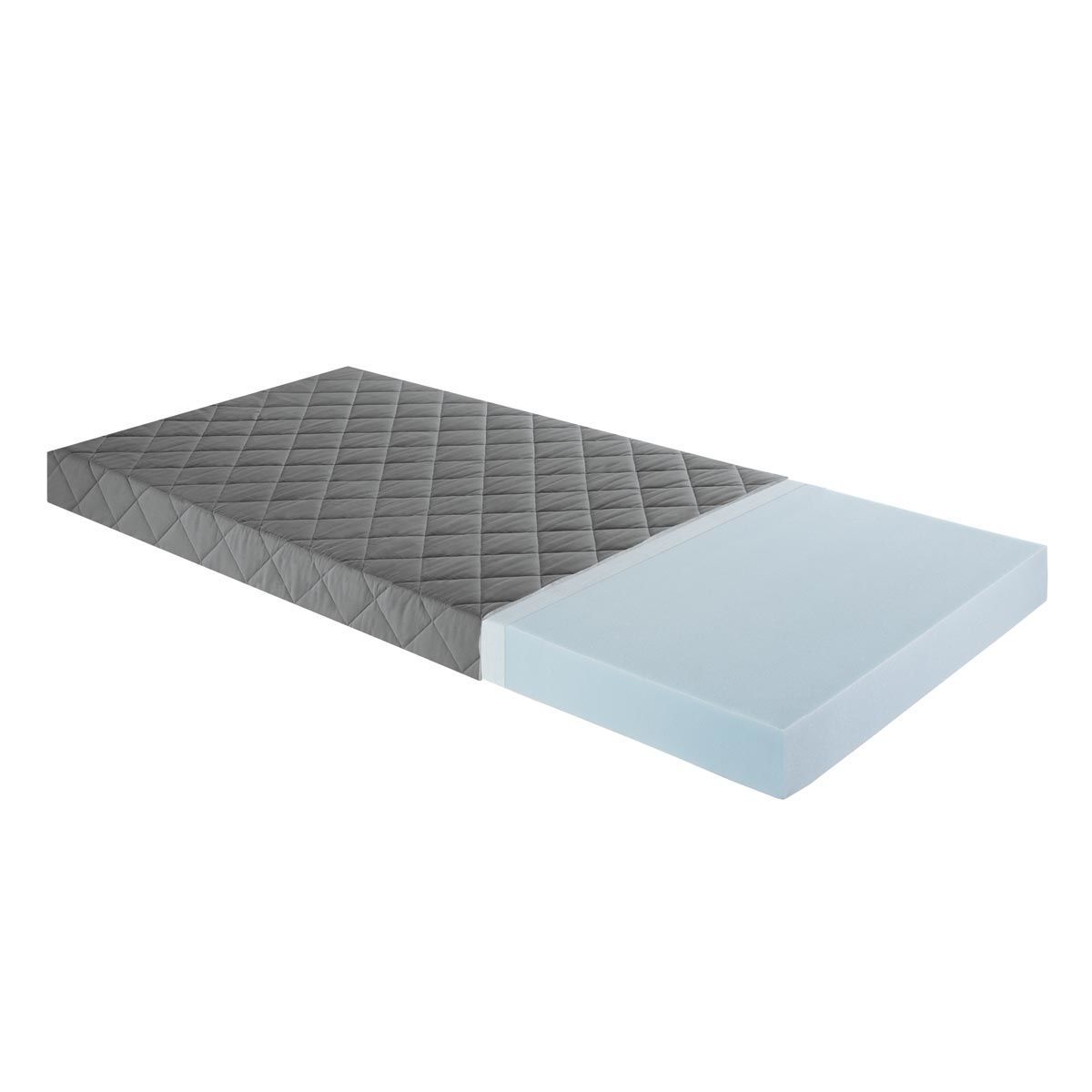 Paidi Vollschaum-Matratze 90x190 cm Höhe 12 cm, verschiedene Stoffe (mit Bezug Baumwolle, Karosteppung - Stoffgruppe 3)