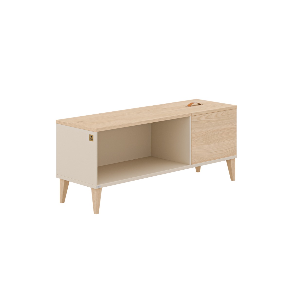 Paidi Mila & Ben Lowboard Cashmere-Beige / Scandinavian-Wood