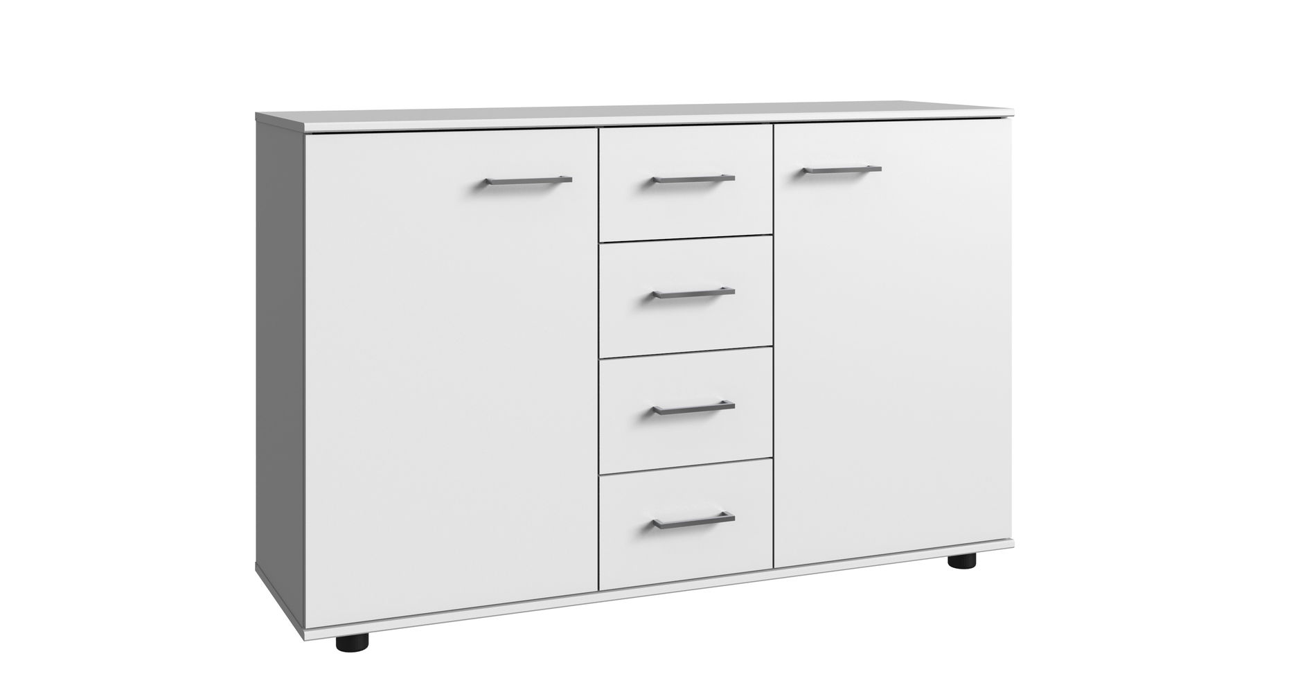 Wimex Pamela Kombikommode 2T 4S Weiß