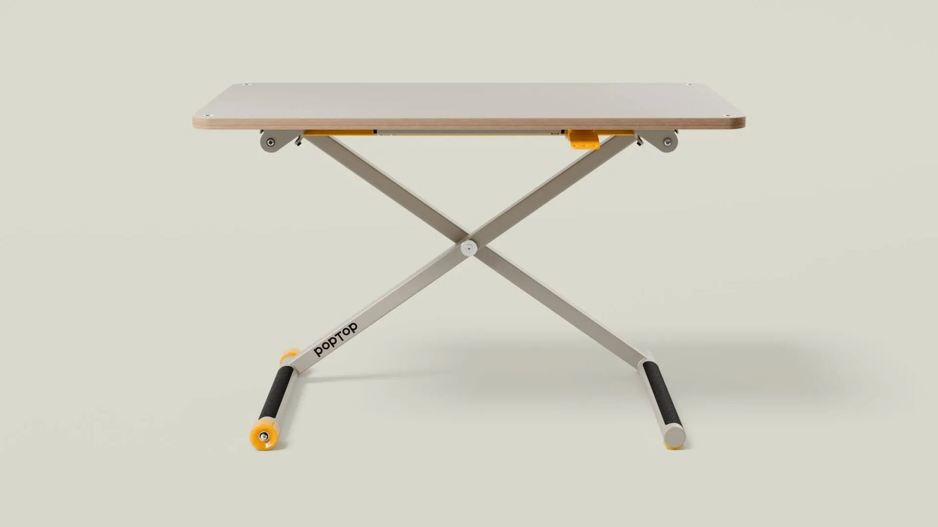 poptop Kinderschreibtisch grau höhenverstellbar