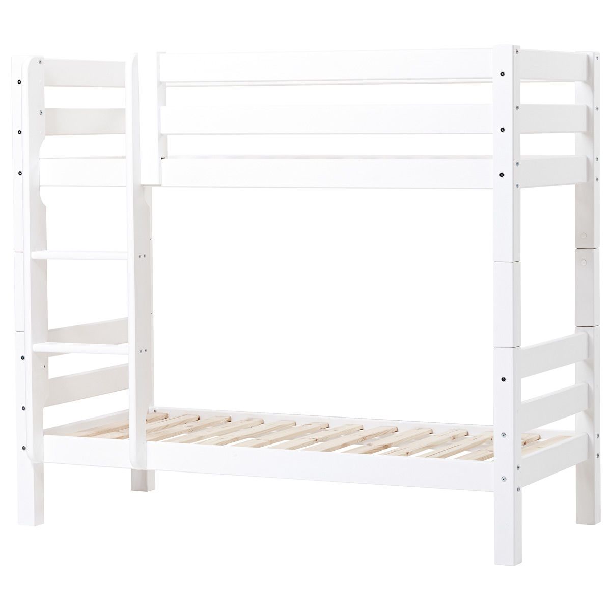 Hoppekids Etagenbett ECO Luxury  70x160 cm mit gerader Leiter & Absturzsicherung