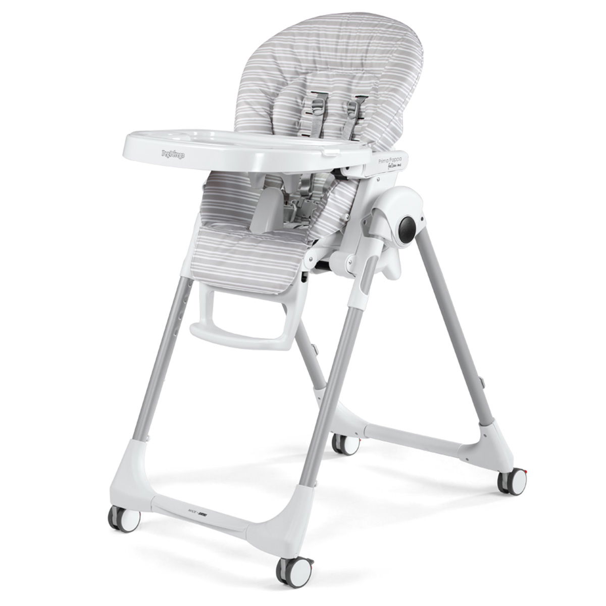 Peg Perego Prima Pappa Follow Me Hochstuhl Linear Grey