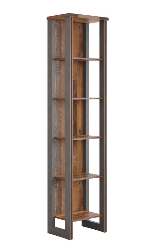 trendteam Büroregal schmal hoch Prime Old Wood / Matera NB trendteam Büroregal schmal hoch Prime Old Wood / Matera NB