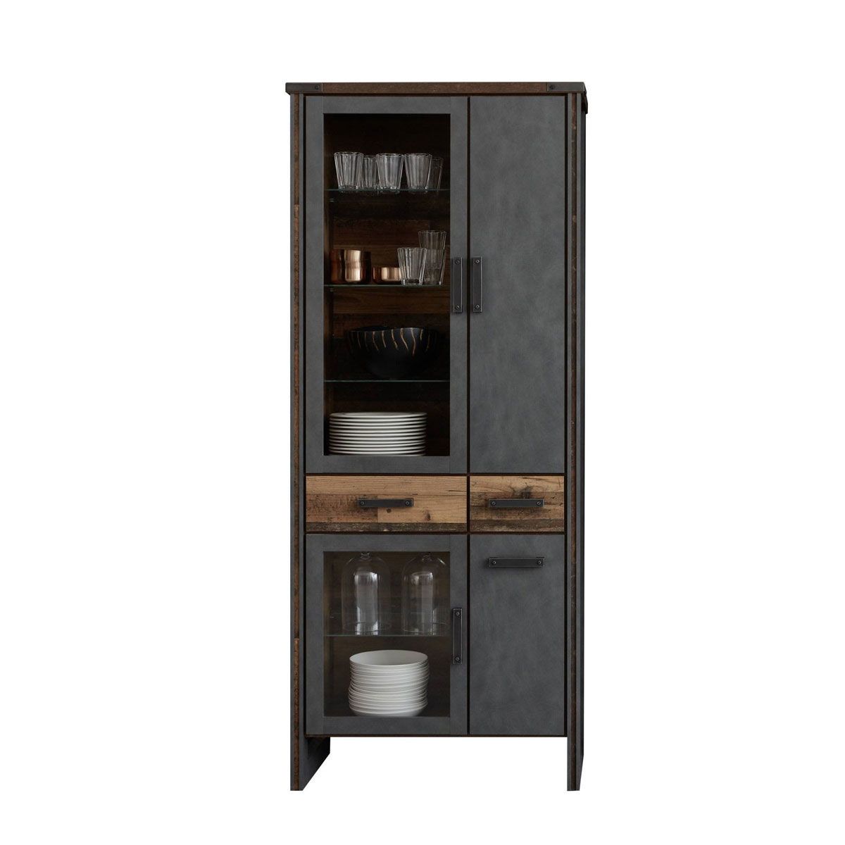 trendteam Prime Vitrine Old Wood