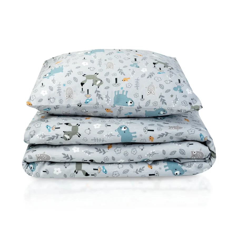 Zöllner Bettwäsche Jersey Smart Friends Decke 100x135 cm / Kissen 40x60 cm