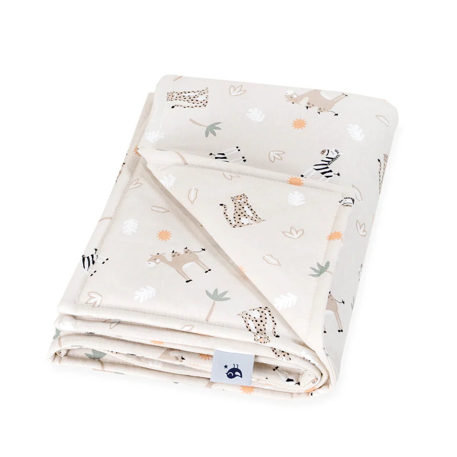 Julius Zöllner Decke Jersey gefüttert Savanne beige