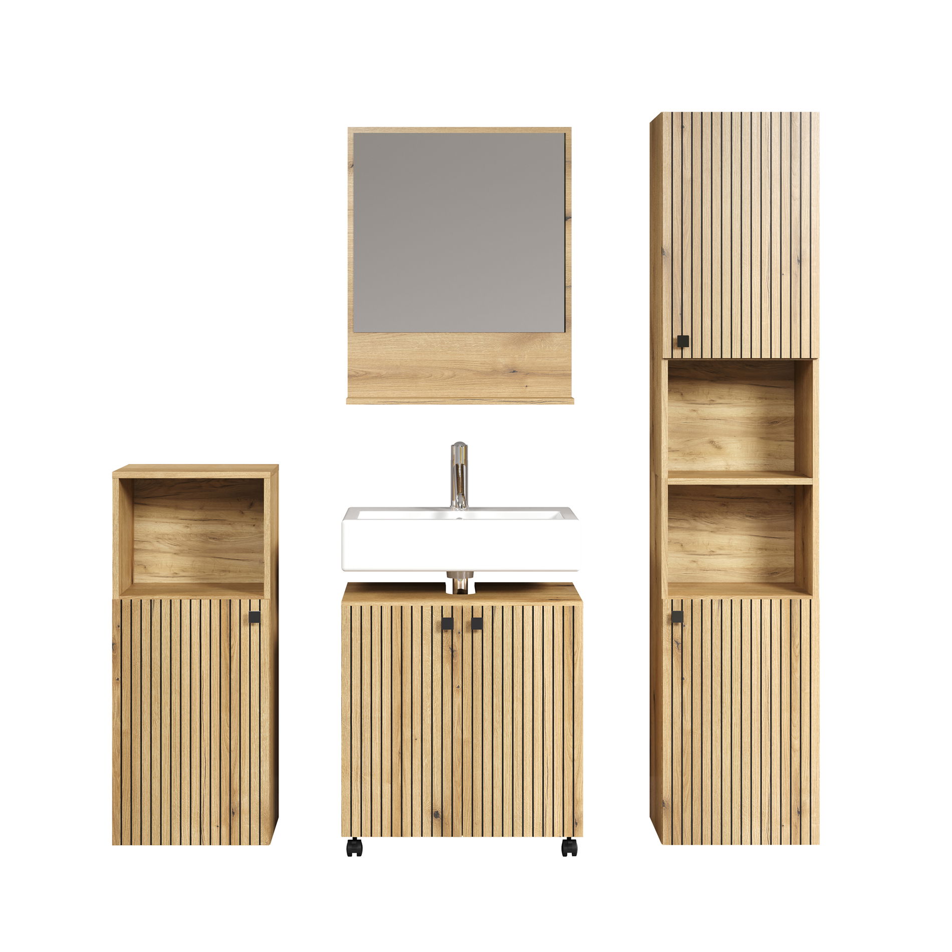 trendteam Pure Bliss Badmöbel Evoke Eiche