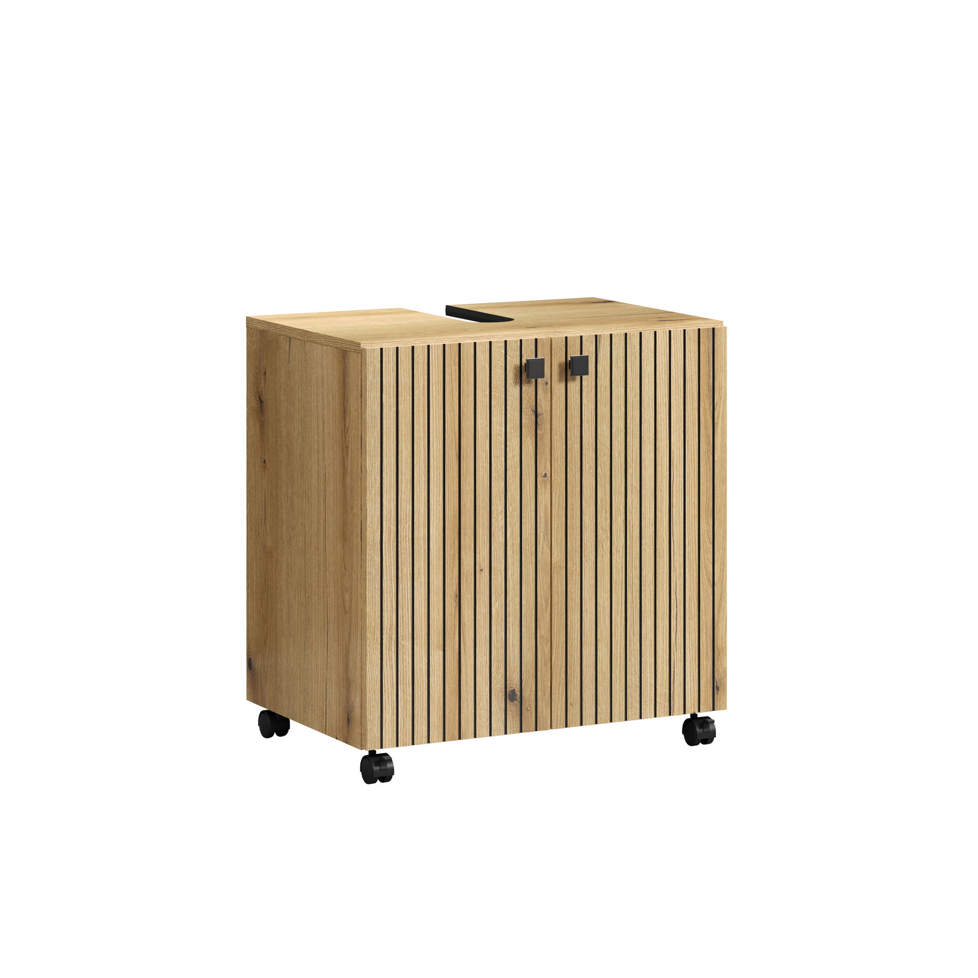 trendteam Pure Bliss Waschbeckenunterschrank 2-türig Evoke Eiche