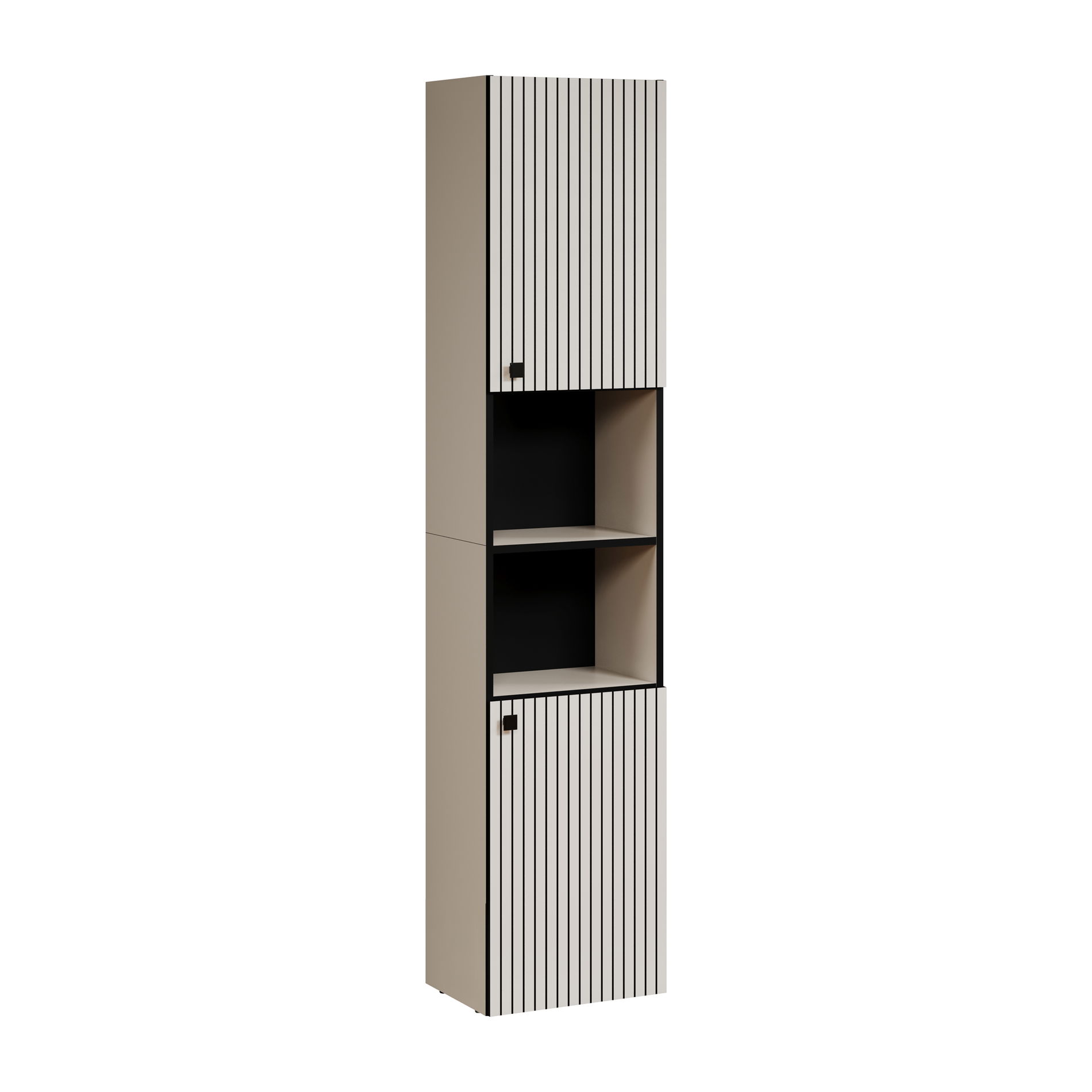 trendteam Pure Bliss Hochschrank Kashmir Hellgrau