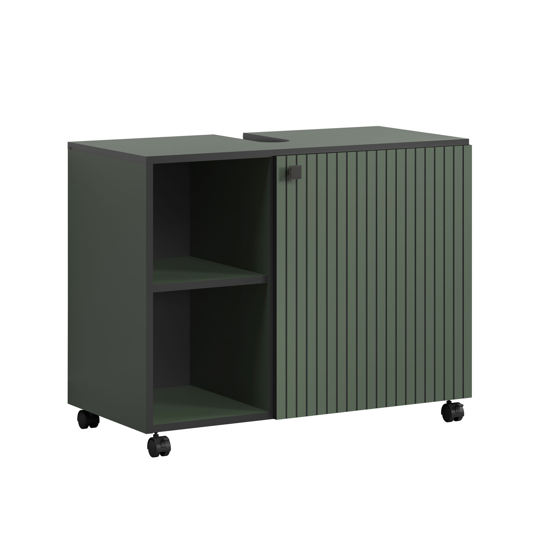 trendteam Pure Bliss Waschbeckenunterschrank Grün