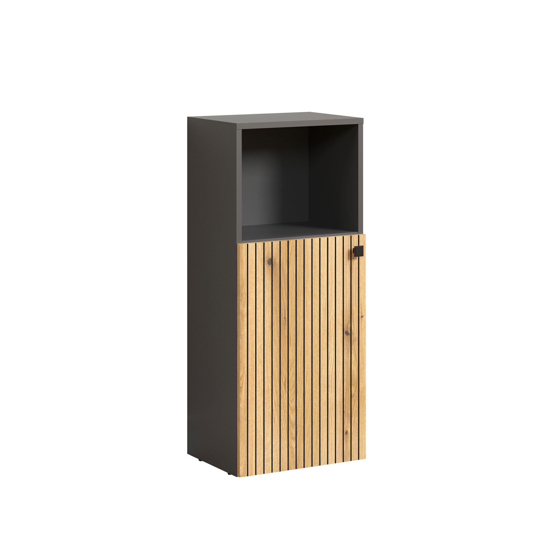 trendteam Pure Bliss Standregal Anthrazit Evoke Eiche