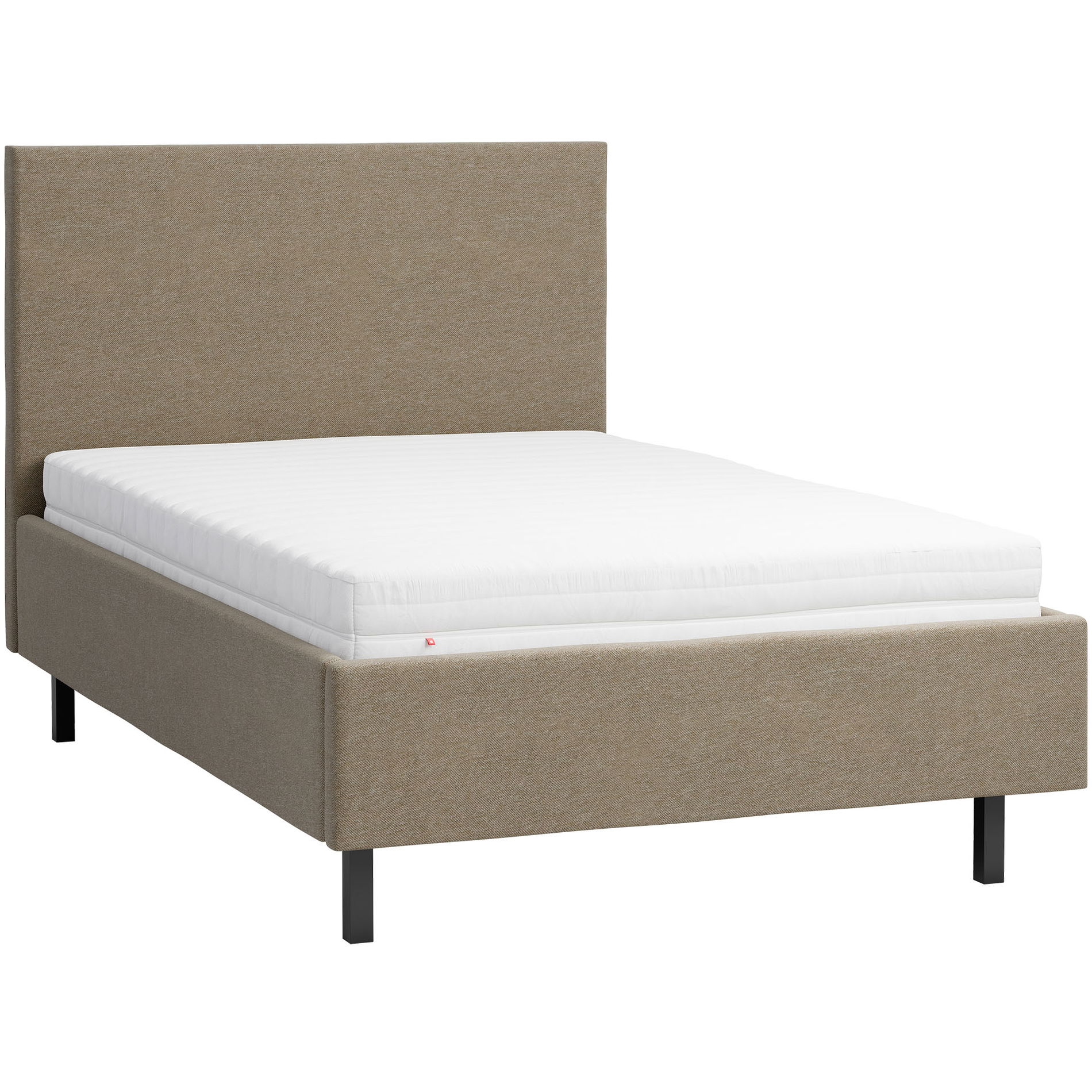 VOX Puric Polsterbett 120x200cm Füße gerade schwarz