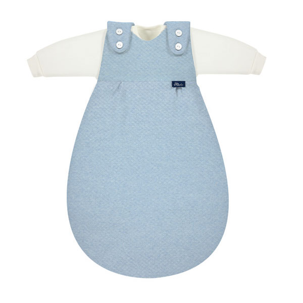 Alvi Baby Mäxchen Special Fabric Quilt aqua 3-tlg. Schlafsack - Größe wählen