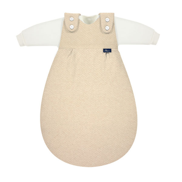 Alvi Baby Mäxchen Special Fabric Quilt nature 3-tlg. Schlafsack - Größe wählen
