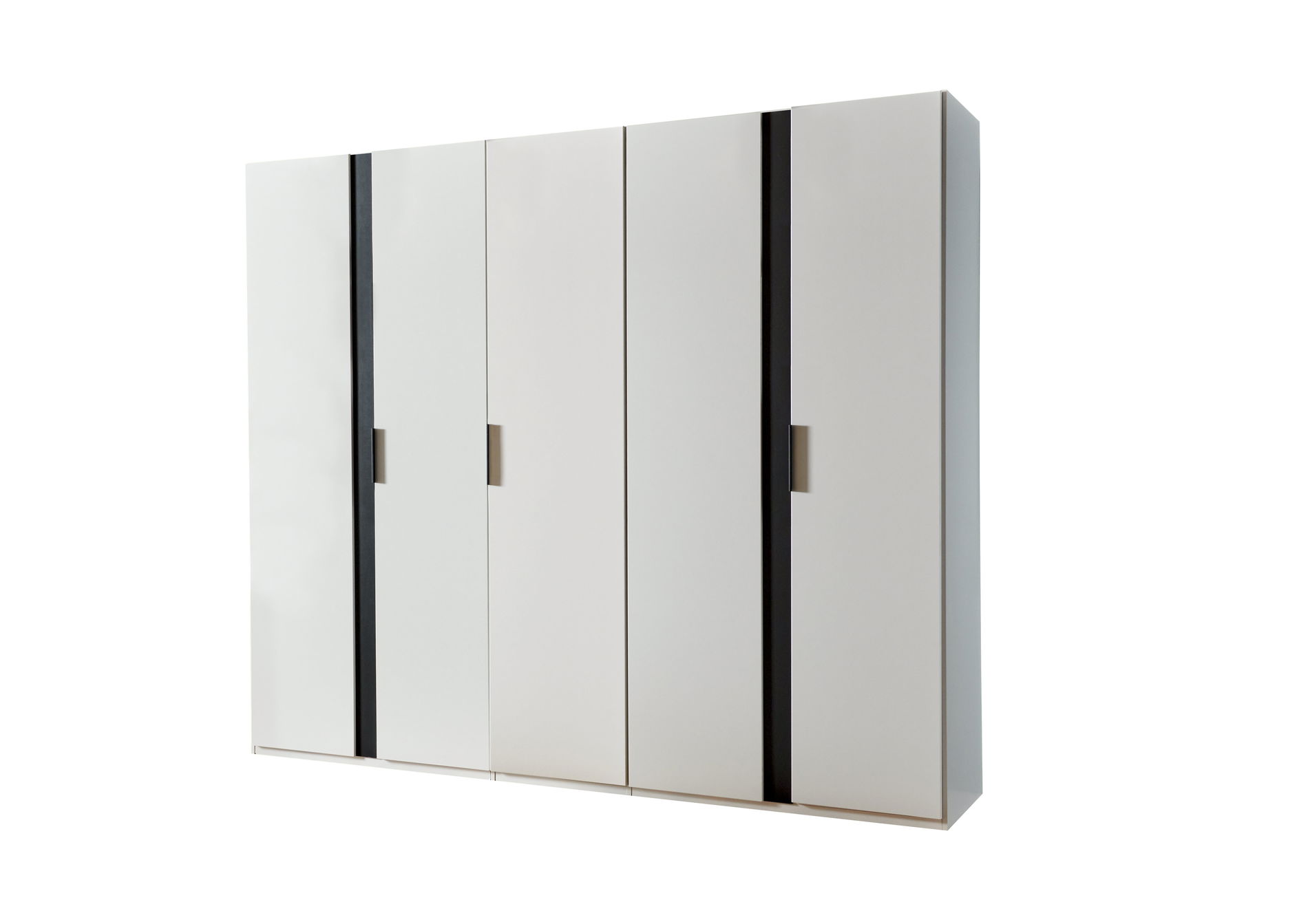 Wimex Rimini Drehtürenschrank 250CM Weiss / Graphit