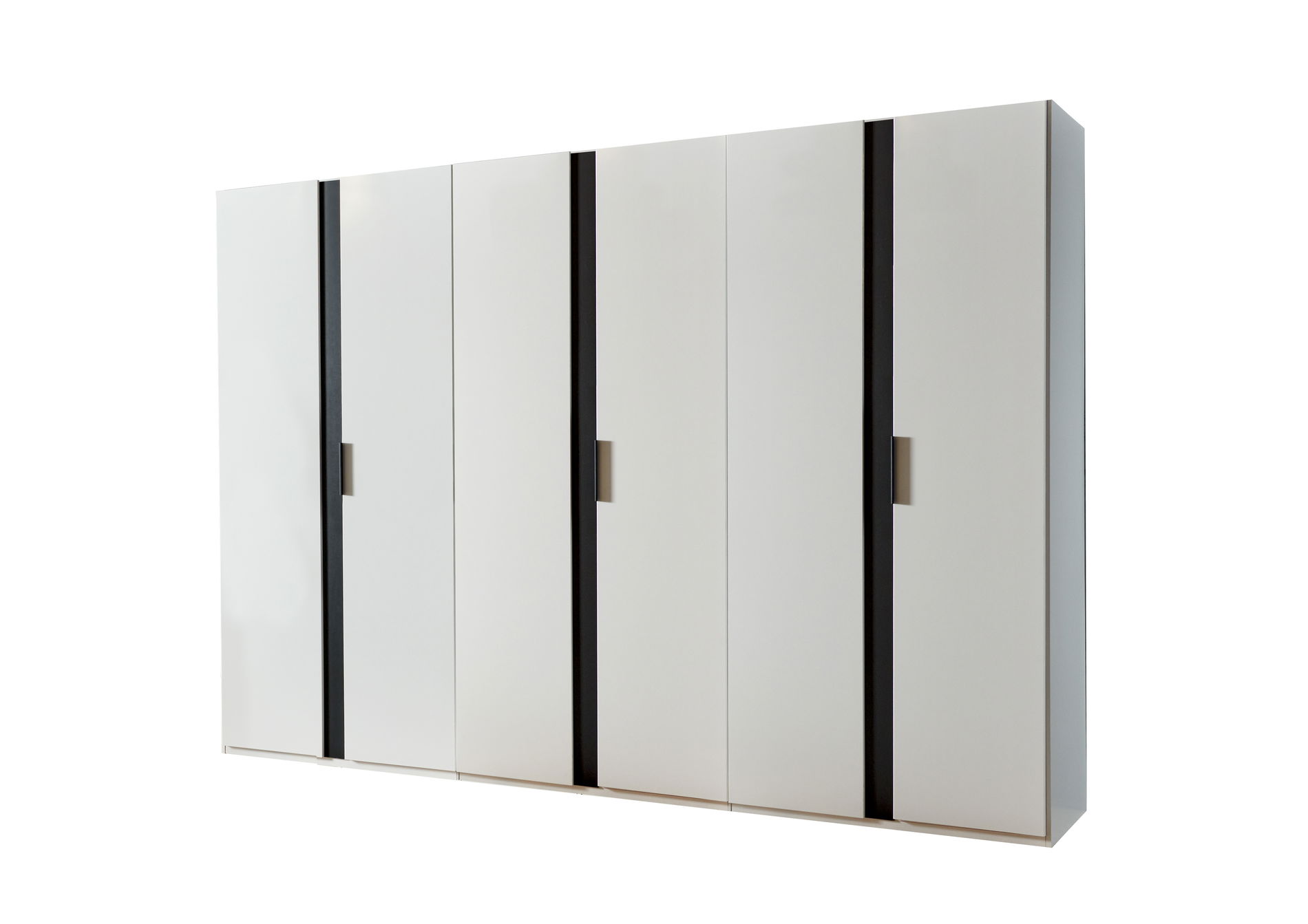 Wimex Rimini Drehtürenschrank 300CM Weiss / Graphit