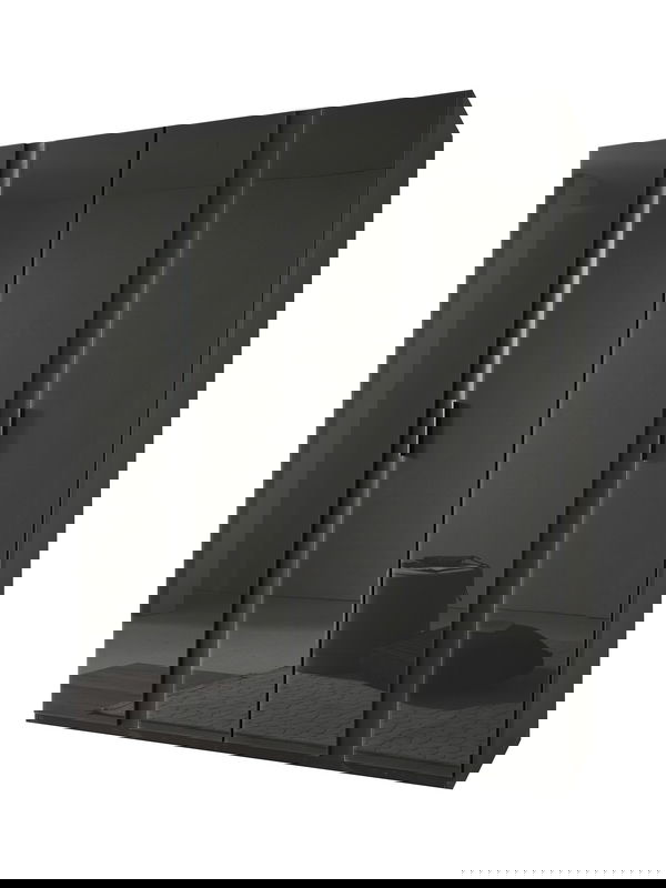 Wimex RiminiGlas Drehtürenschrank 200CM Graphit / Glas Grey Wimex RiminiGlas Drehtürenschrank 200CM Graphit / Glas Grey