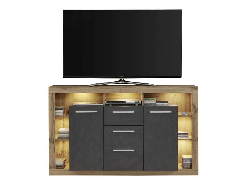 trendteam Sideboard klein Rock Wotan Eiche / Matera NB trendteam Sideboard klein Rock Wotan Eiche / Matera NB