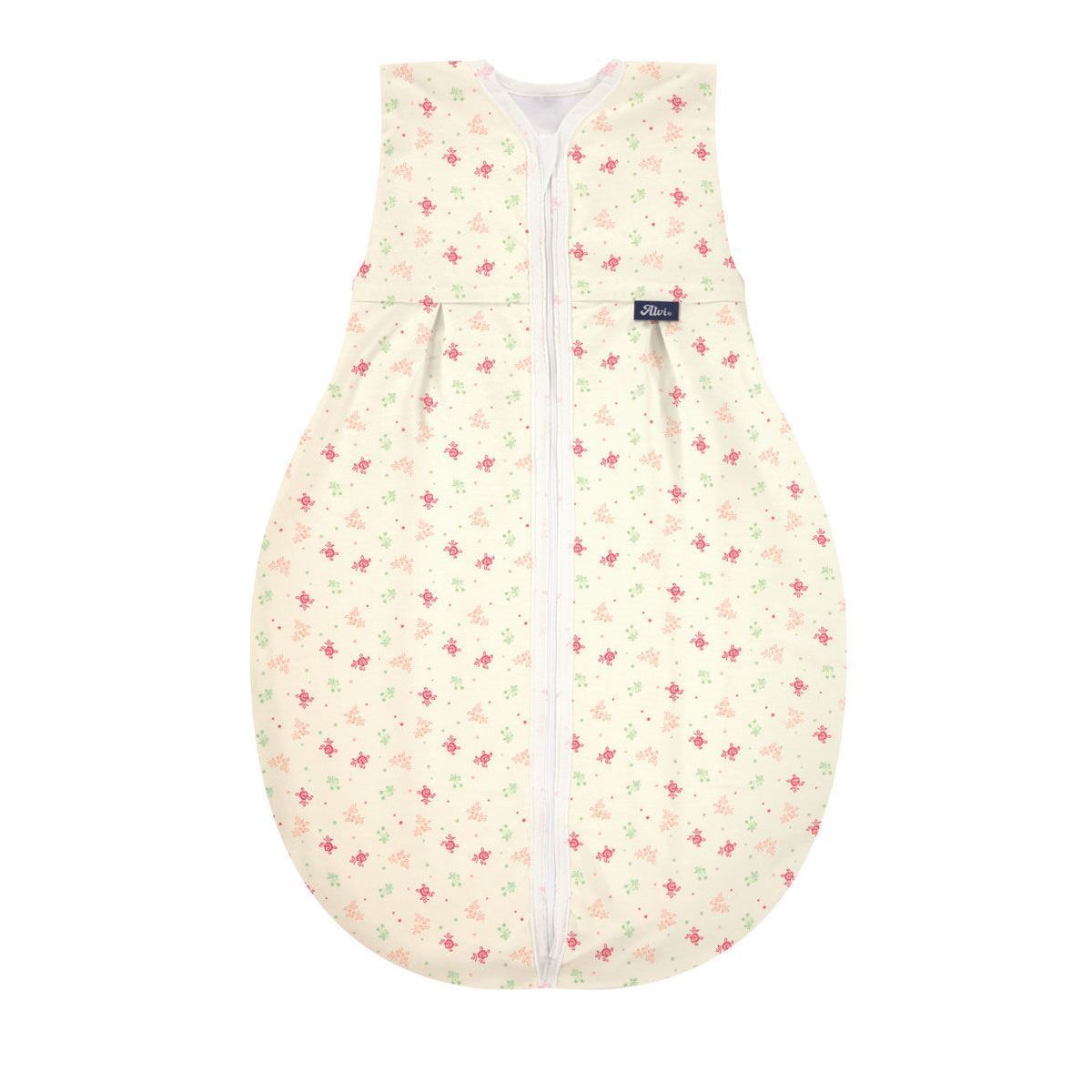 Alvi Kugelschlafsack Molton Bio-Baumwolle Rose Garden - Größe 70-110 cm wählbar