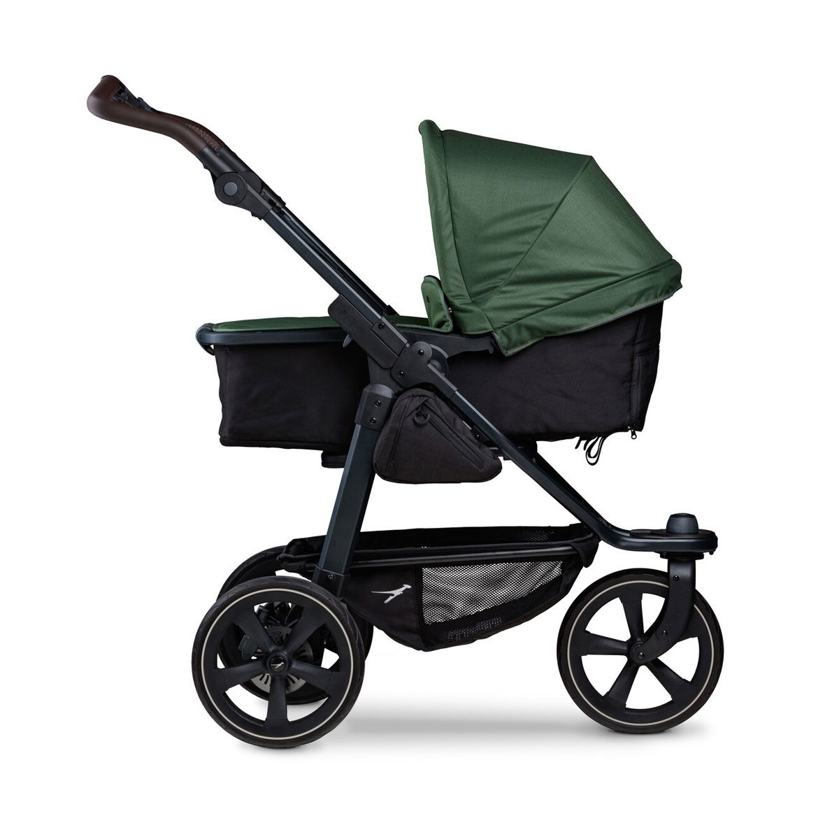 tfk mono 2 Kombi Kinderwagen olive mit Luftkammer Radset