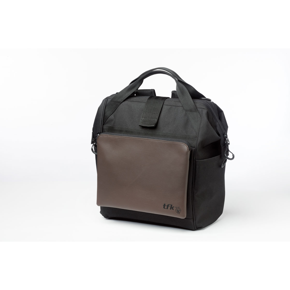 tfk Wickeltasche premium Leder braun