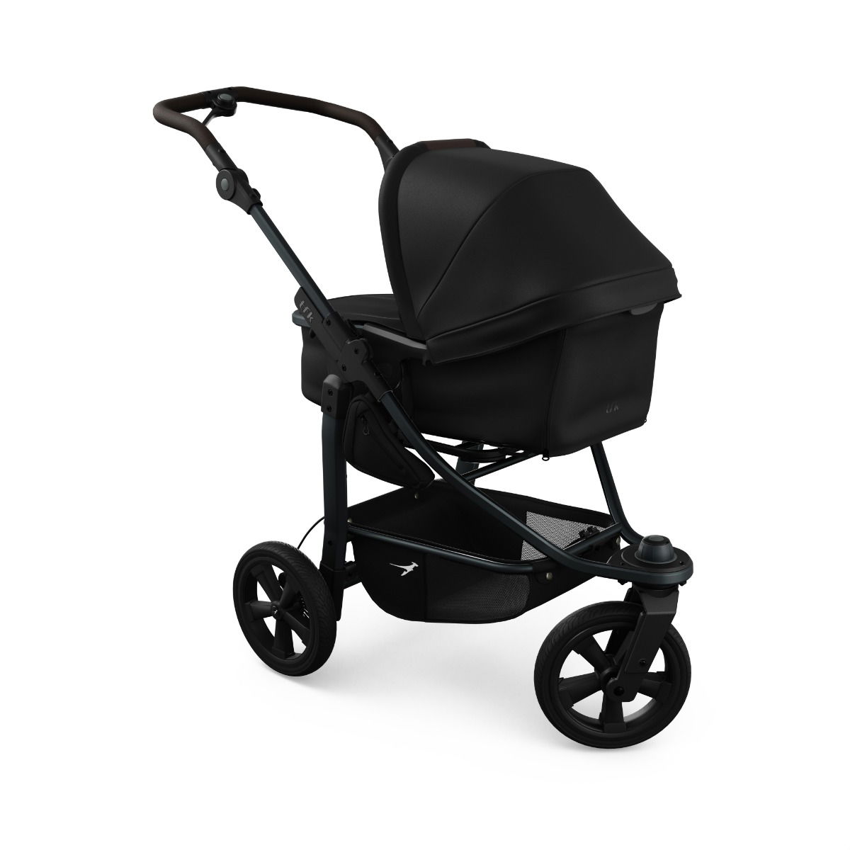 tfk mono3 Kinderwagen schwarz mit Luftkammer Radset