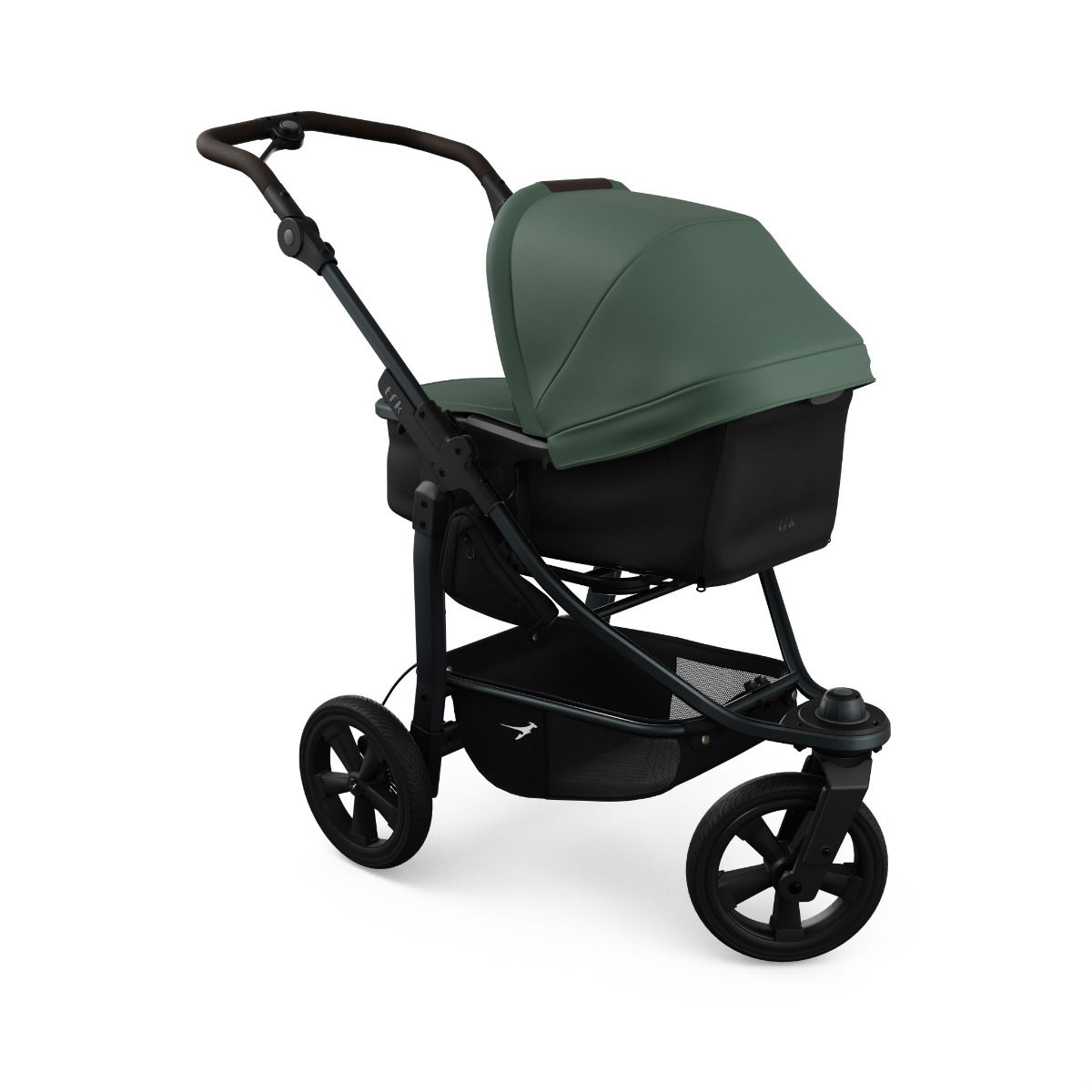 tfk mono3 Kinderwagen olive mit Luftkammer Radset