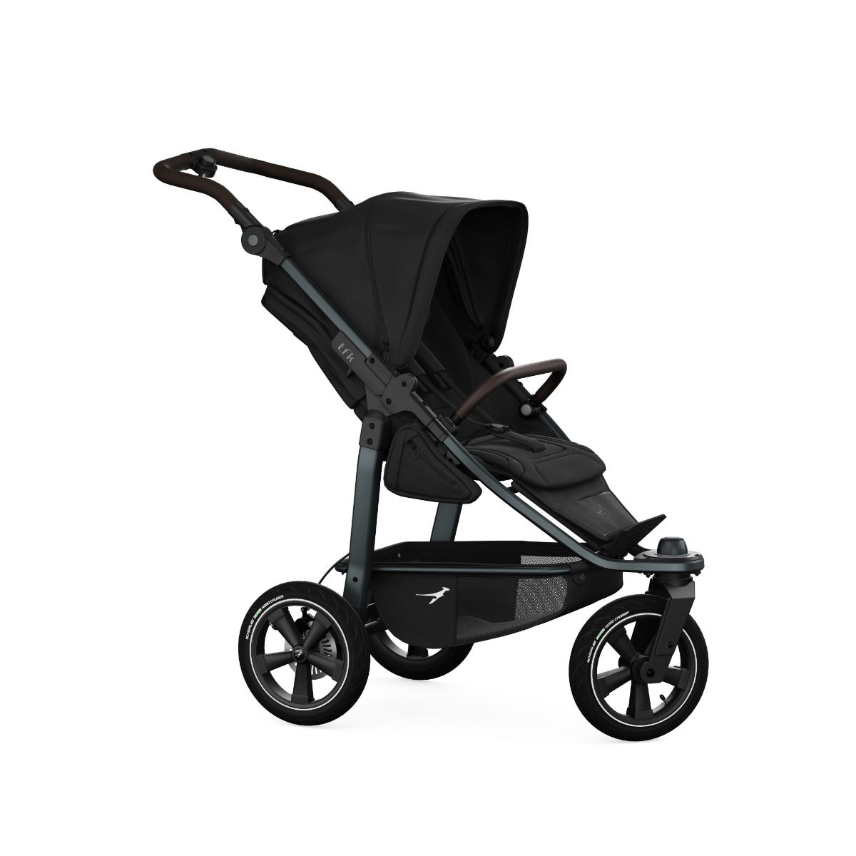 tfk mono3 Sportwagen schwarz mit Luftrad-Set