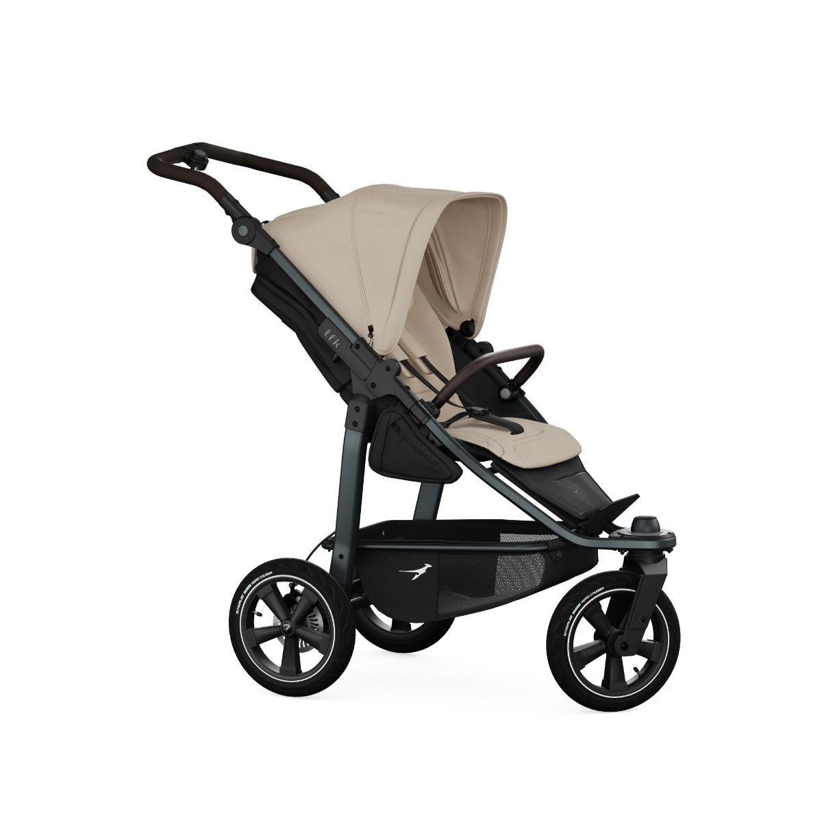 tfk mono3 Sportwagen sand mit Luftrad-Set