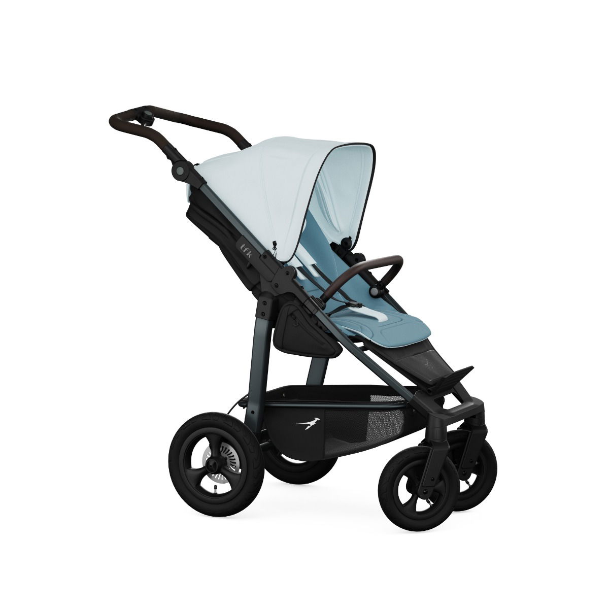 tfk mono4 Sportwagen blau - Doppelfarbe mit Luftrad-Set