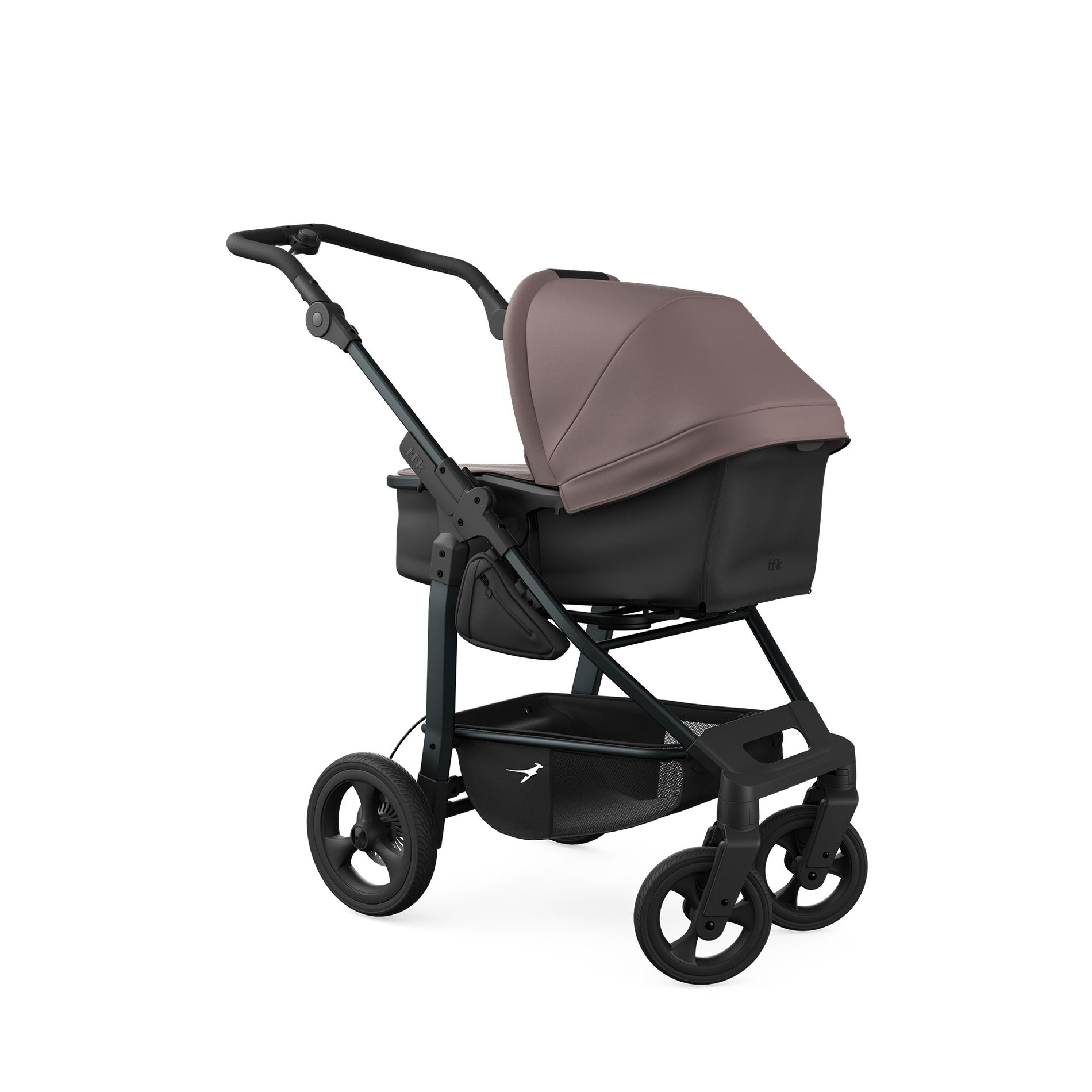 tfk mono4 Kinderwagen braun mit Luftkammer Radset