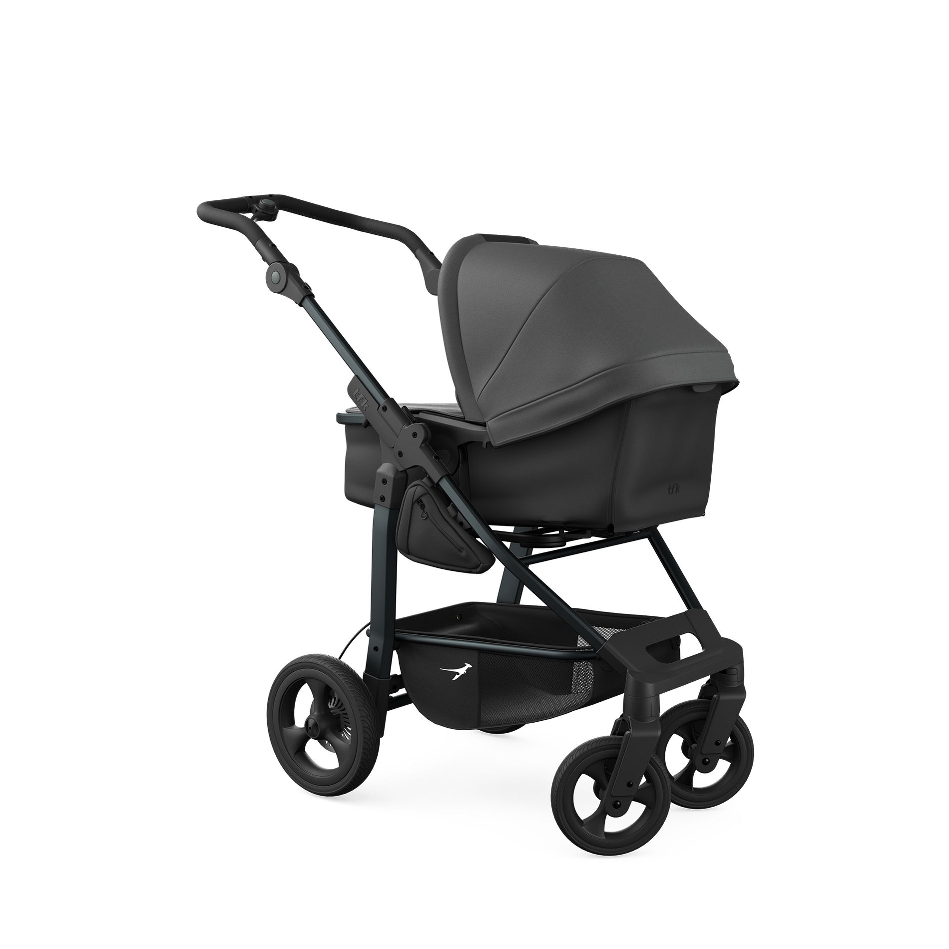 tfk mono4 Kinderwagen grau mit Luftkammer Radset