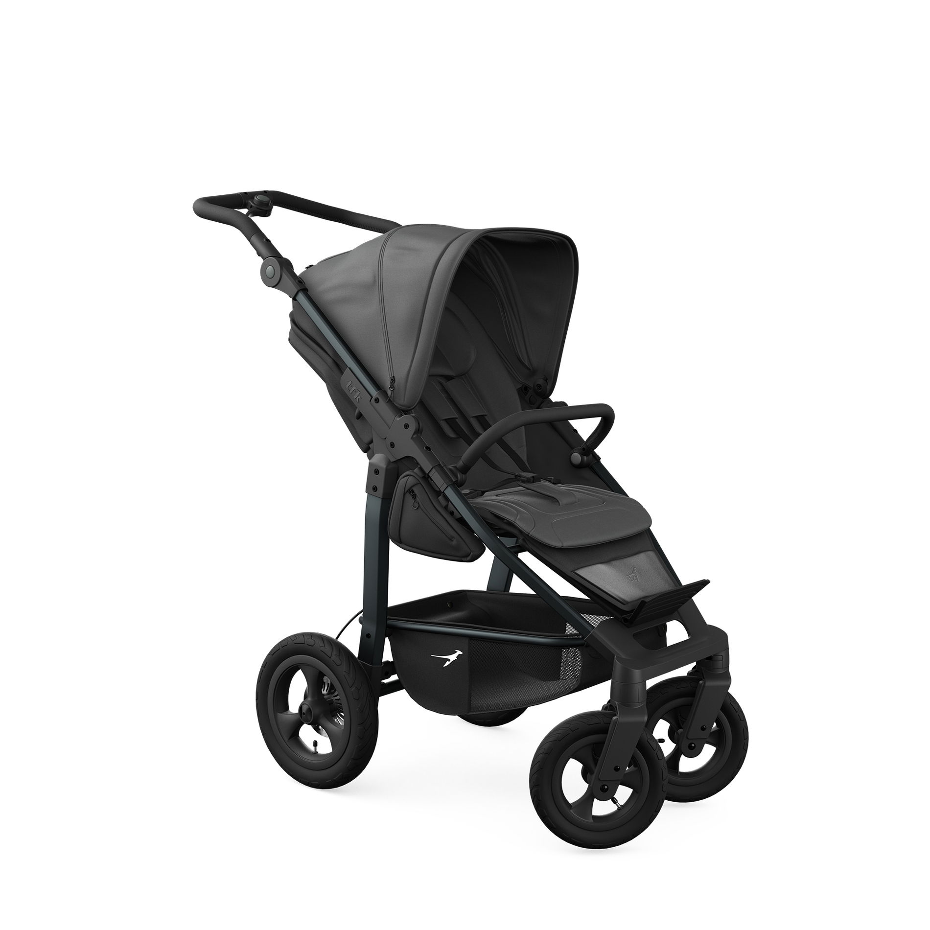 tfk mono4 Sportwagen grau mit Luftrad-Set