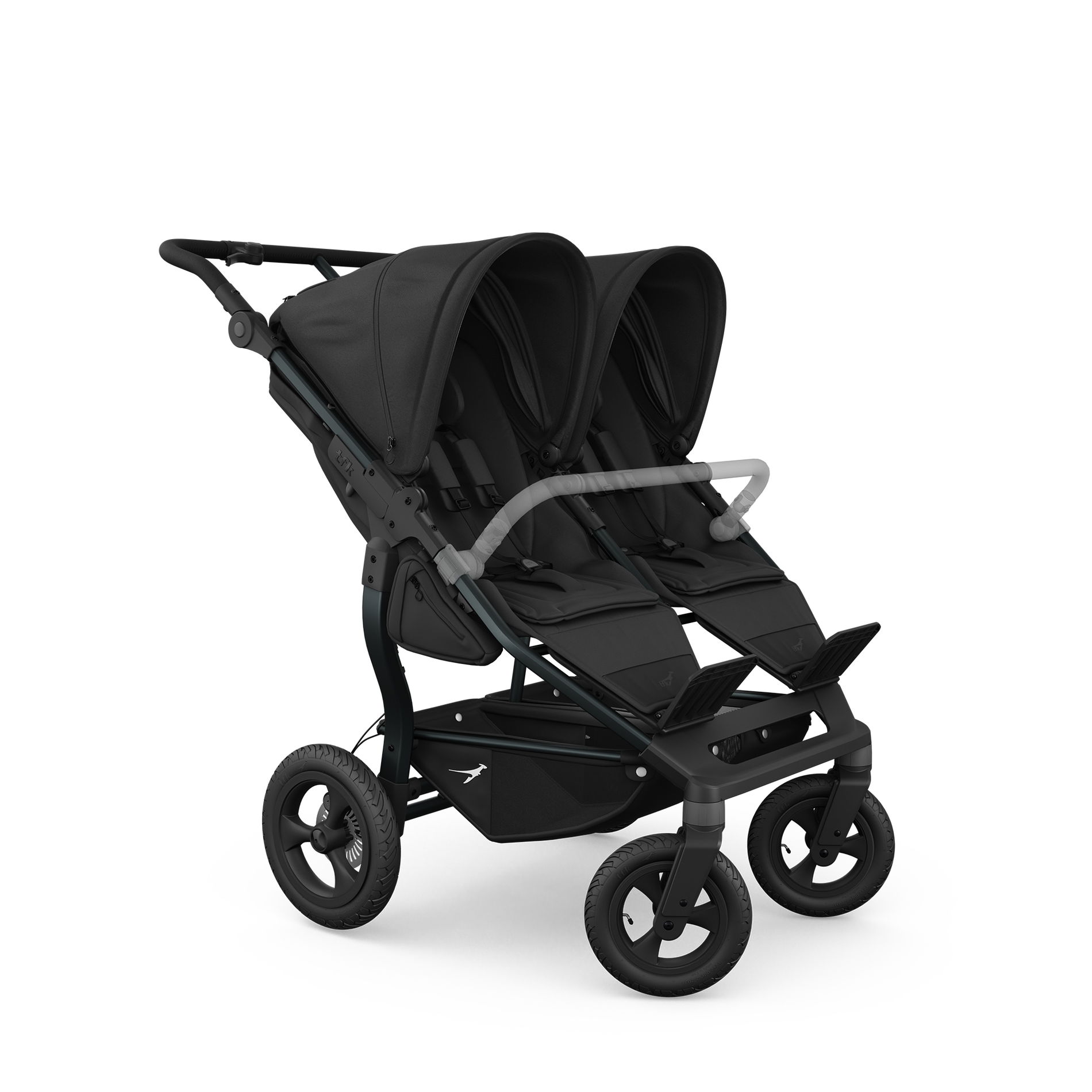 tfk duo Sportwagen schwarz mit Luftrad-Set