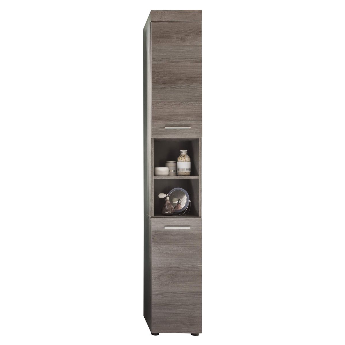 trendteam Runner Hochschrank Rauchsilber