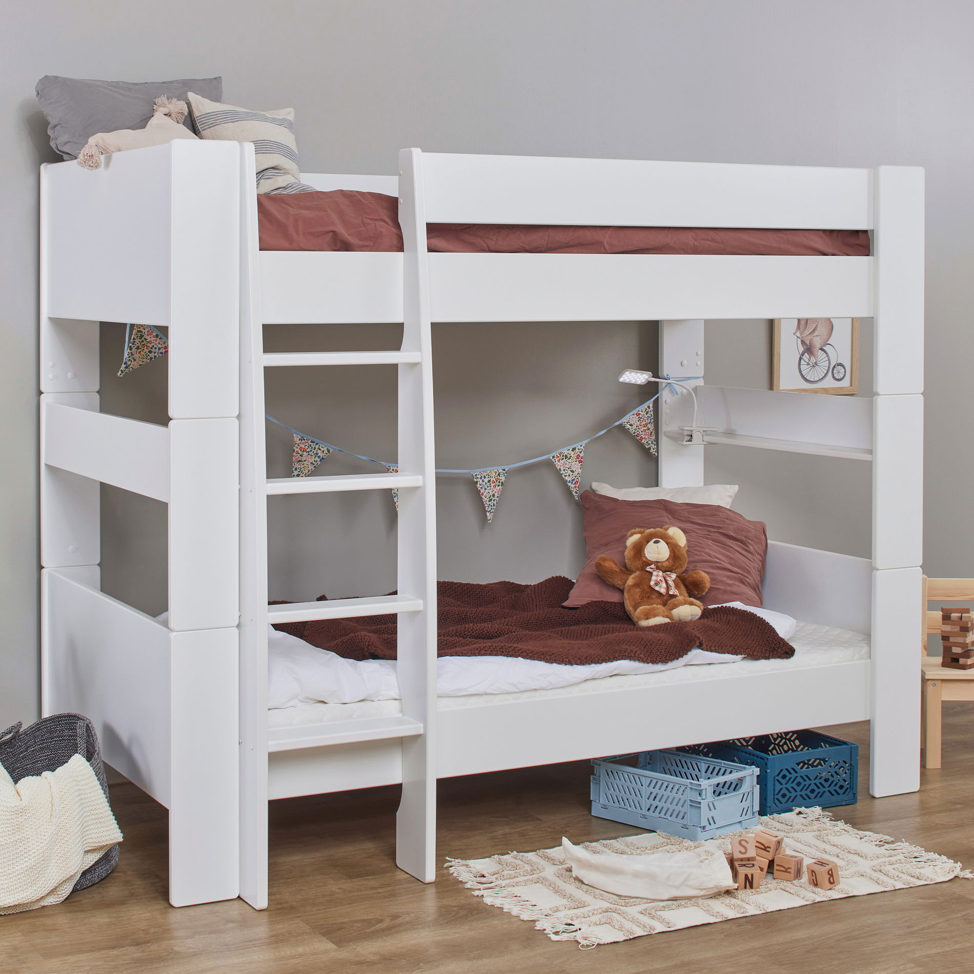 Hoppekids Steens for Kids Etagenbett 90x200 cm, Weiß