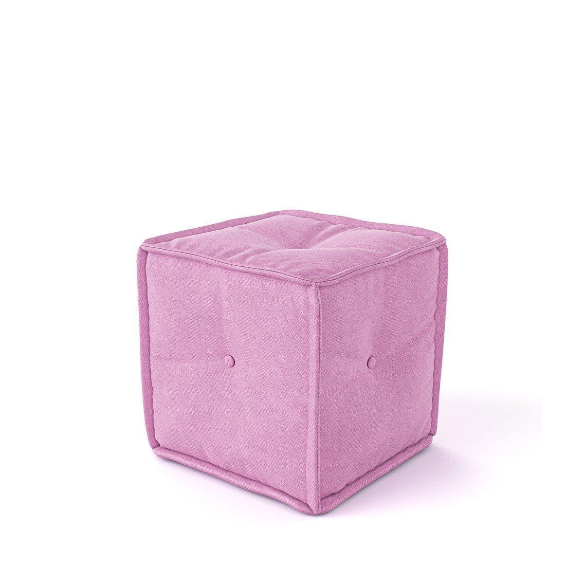 Nature Kid Sitzwürfel Modul rosa mit anti-rutsch Unterboden
