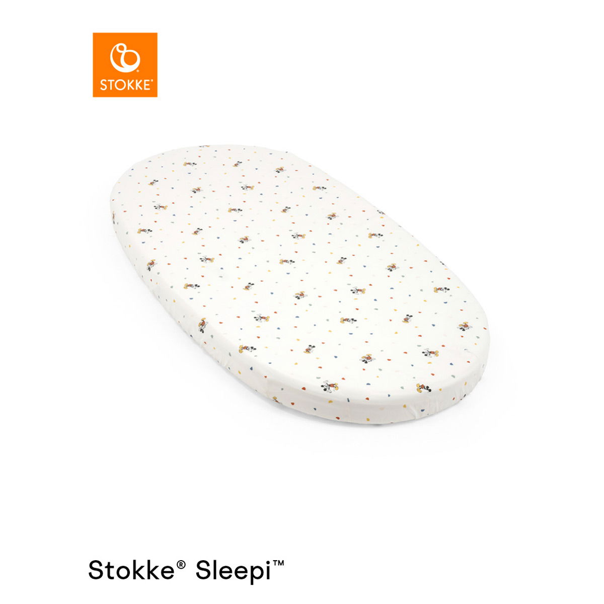 Stokke® Sleepi™ Bett Spannbettlaken V3 Mickey Celebration